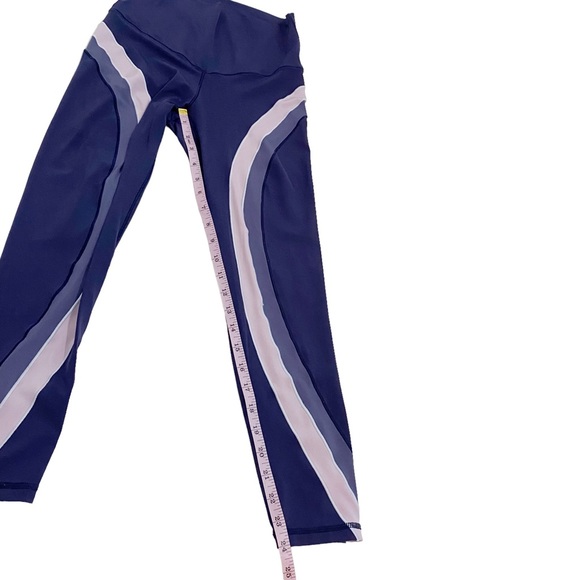 Aerie Chill Play Move Shades Of Purple Active Cropped Leggings, Size Medium - Picture 4 of 12